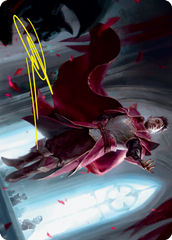 Markov Waltzer Art Card (Gold-Stamped Signature) [Innistrad: Crimson Vow Art Series] | Good Games Morley