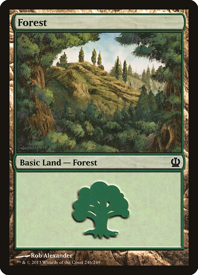 Forest (246) [Theros] | Good Games Morley
