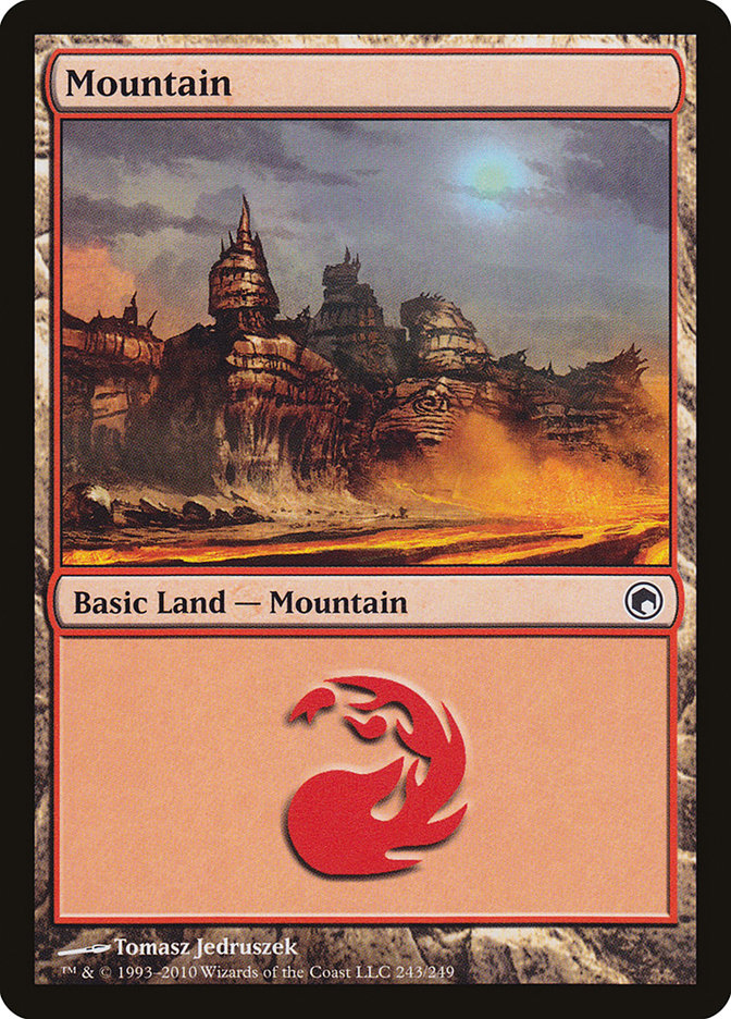 Mountain (243) [Scars of Mirrodin] | Good Games Morley