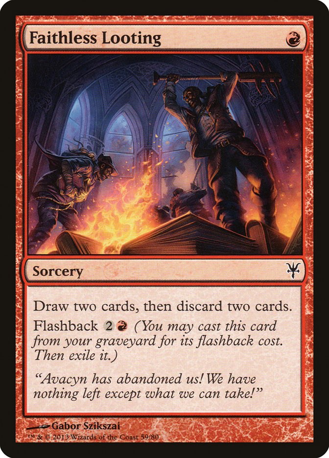 Faithless Looting [Duel Decks: Sorin vs. Tibalt] | Good Games Morley