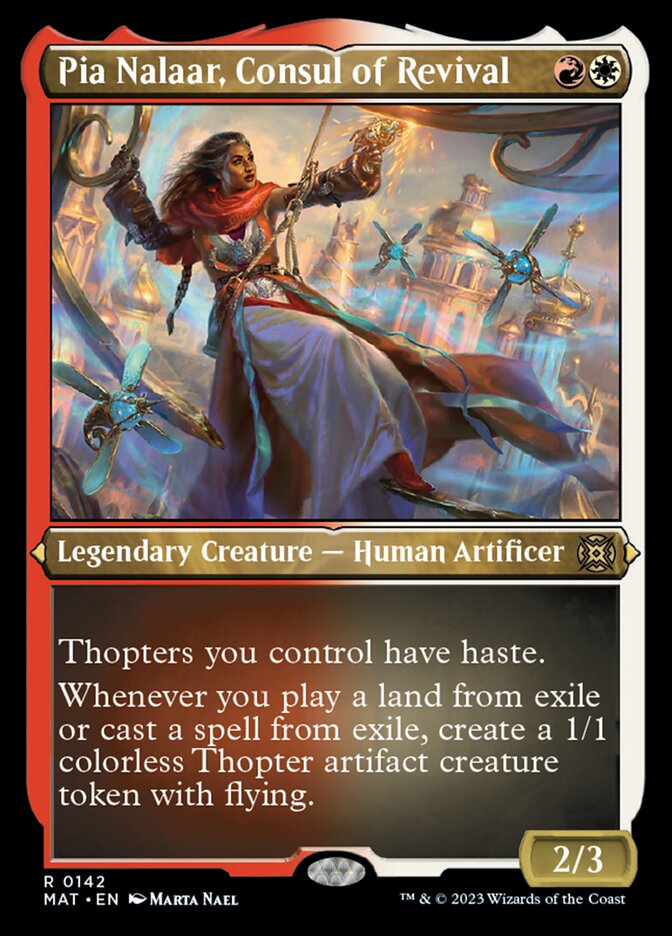 Pia Nalaar, Consul of Revival (Foil Etched) [March of the Machine: The Aftermath] | Good Games Morley