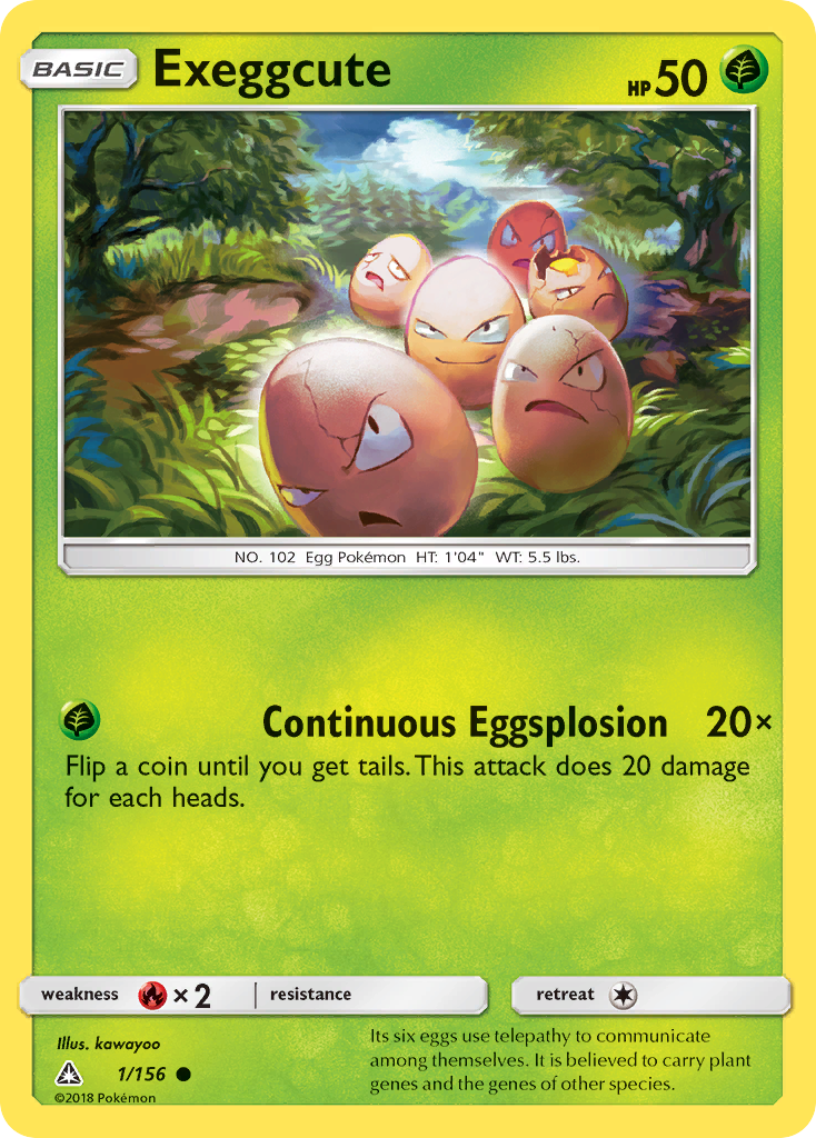 Exeggcute (1/156) [Sun & Moon: Ultra Prism] | Good Games Morley