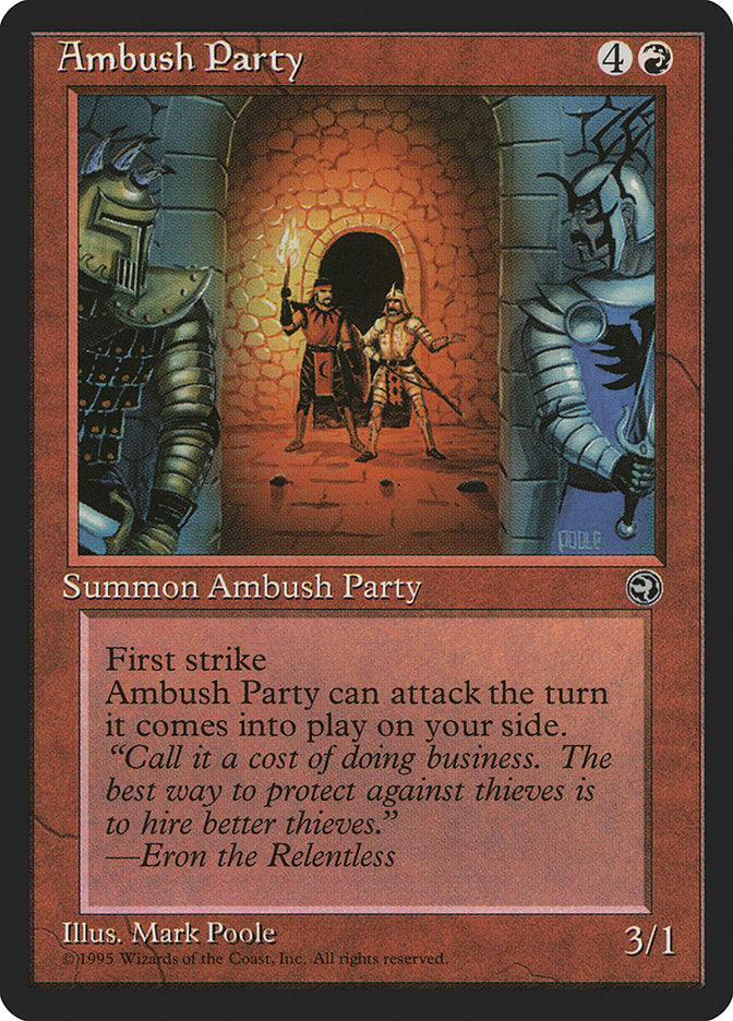 Ambush Party (Eron Flavor Text) [Homelands] | Good Games Morley