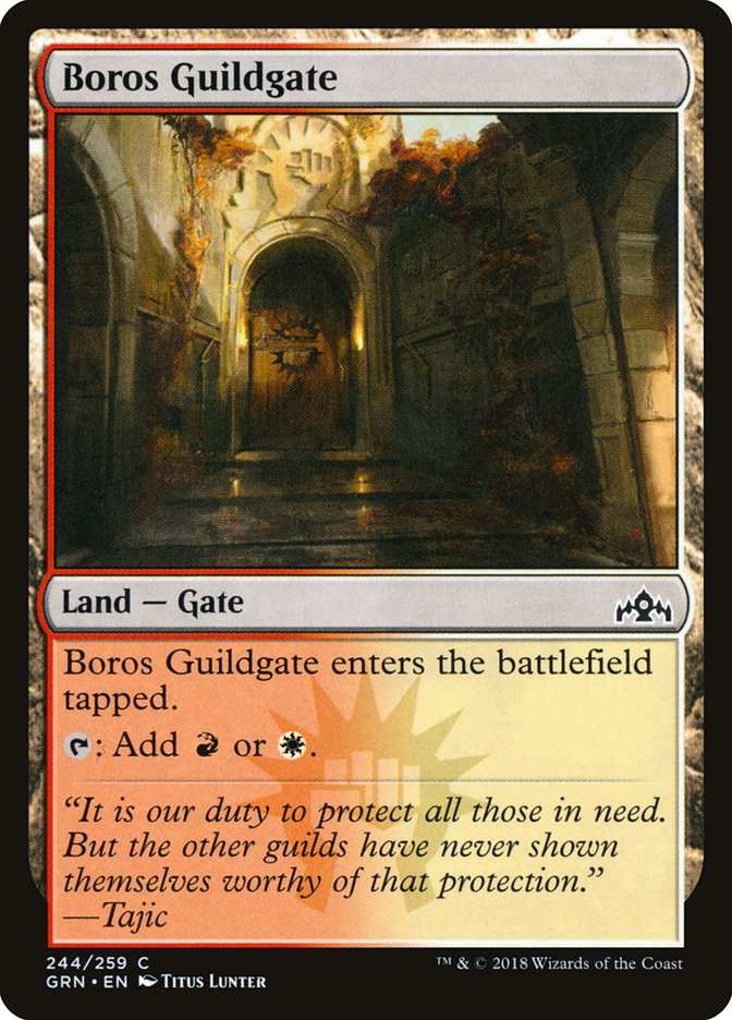 Boros Guildgate (244/259) [Guilds of Ravnica] | Good Games Morley