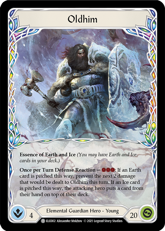 Oldhim // Frostbite [ELE111] (Tales of Aria)  1st Edition Normal | Good Games Morley