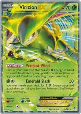 Virizion EX (9/101) (Emerald King - Andrew Estrada) [World Championships 2014] | Good Games Morley