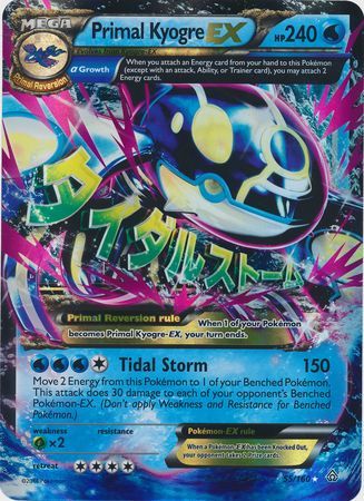 Primal Kyogre EX (55/160) (Jumbo Card) [XY: Primal Clash] | Good Games Morley