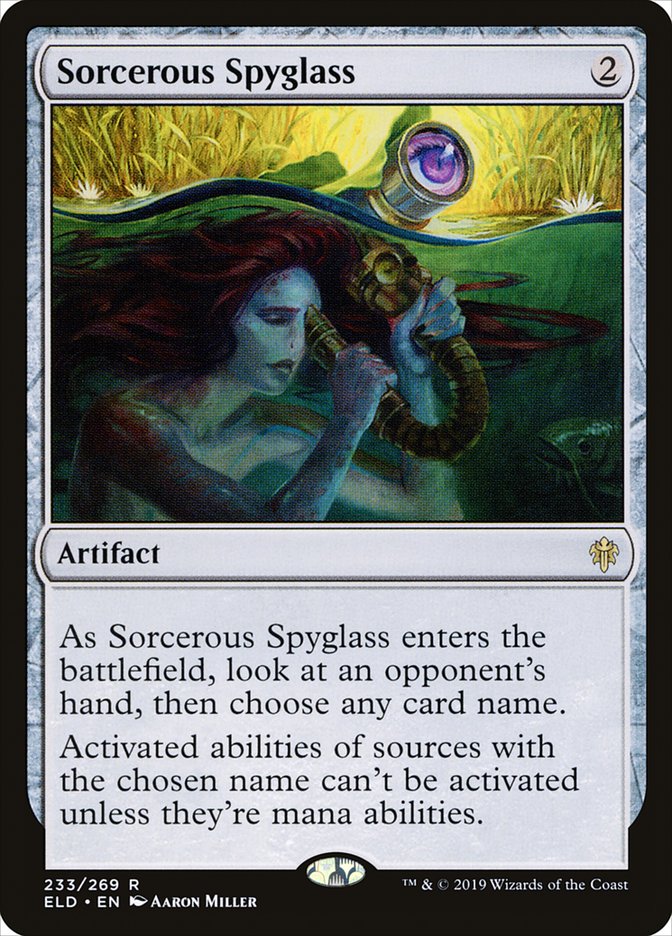 Sorcerous Spyglass [Throne of Eldraine] | Good Games Morley