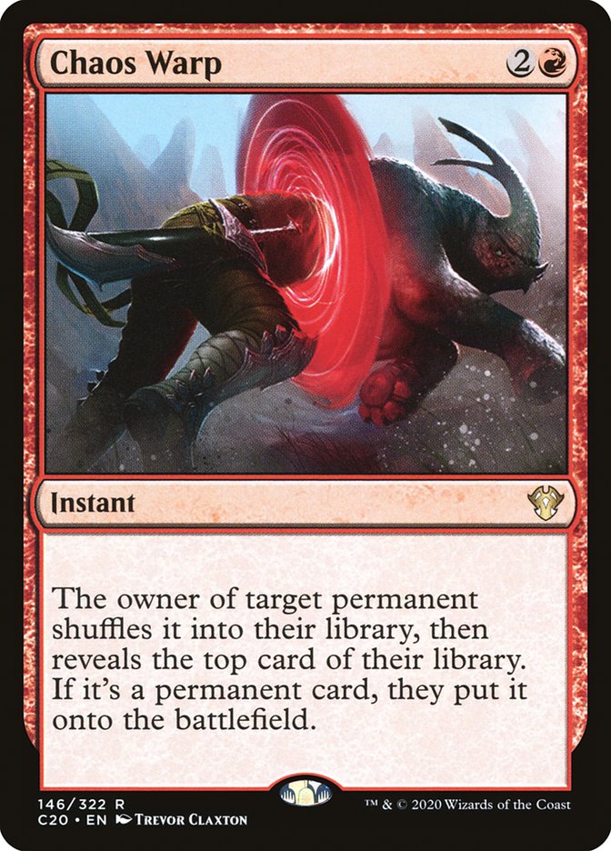 Chaos Warp [Commander 2020] | Good Games Morley