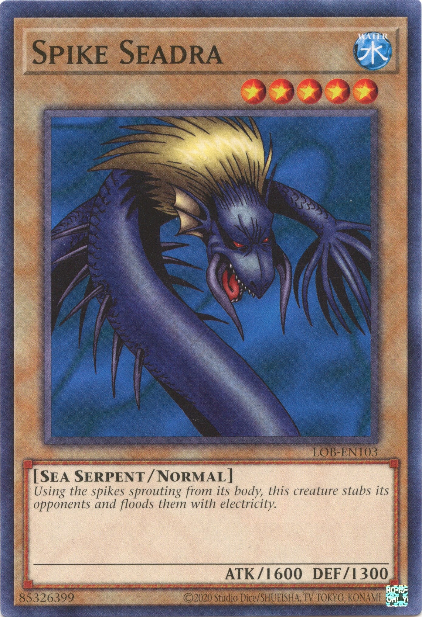 Spike Seadra (25th Anniversary) [LOB-EN103] Common | Good Games Morley