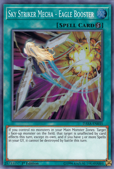 Sky Striker Mecha - Eagle Booster [DASA-EN035] Super Rare | Good Games Morley