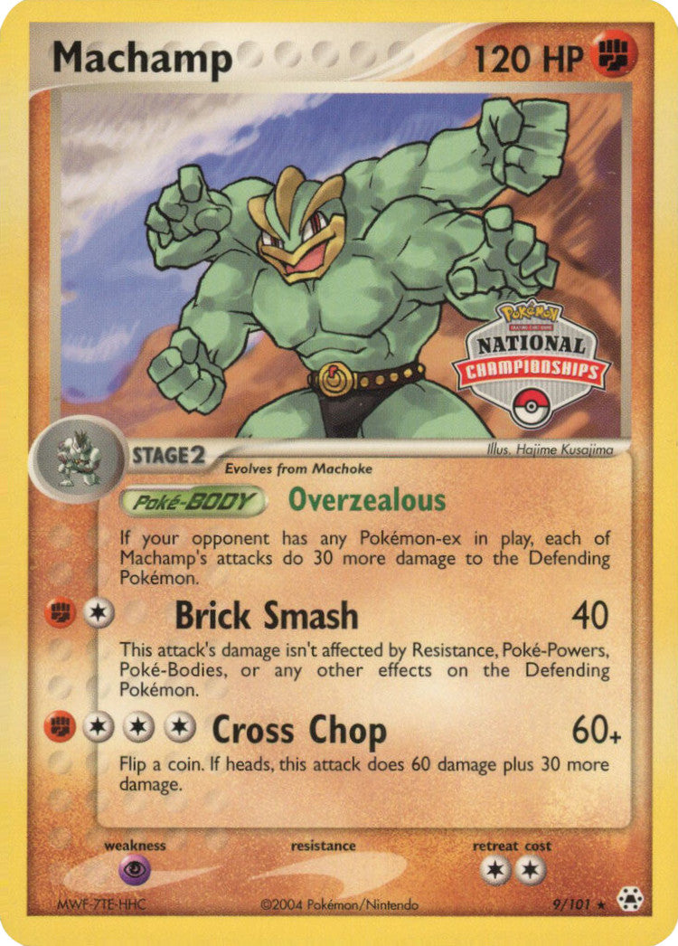 Machamp (9/101) (National Championships Promo) [EX: Hidden Legends] | Good Games Morley
