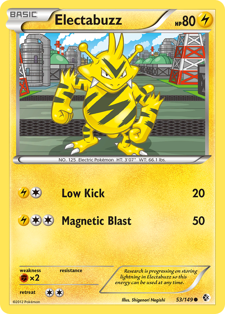 Electabuzz (53/149) [Black & White: Boundaries Crossed] | Good Games Morley