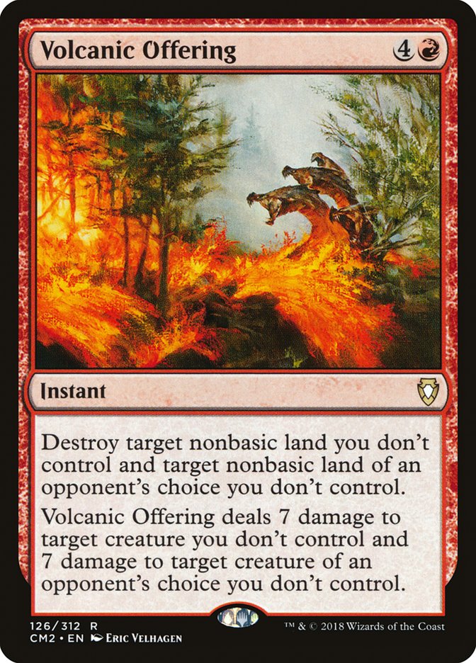 Volcanic Offering [Commander Anthology Volume II] | Good Games Morley