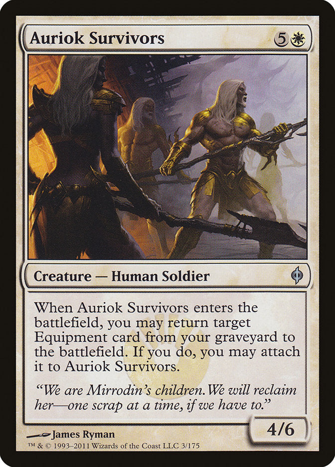 Auriok Survivors [New Phyrexia] | Good Games Morley
