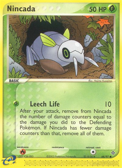 Nincada (68/97) [EX: Dragon] | Good Games Morley