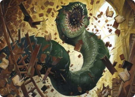 Bookwurm Art Card [Strixhaven: School of Mages Art Series] | Good Games Morley