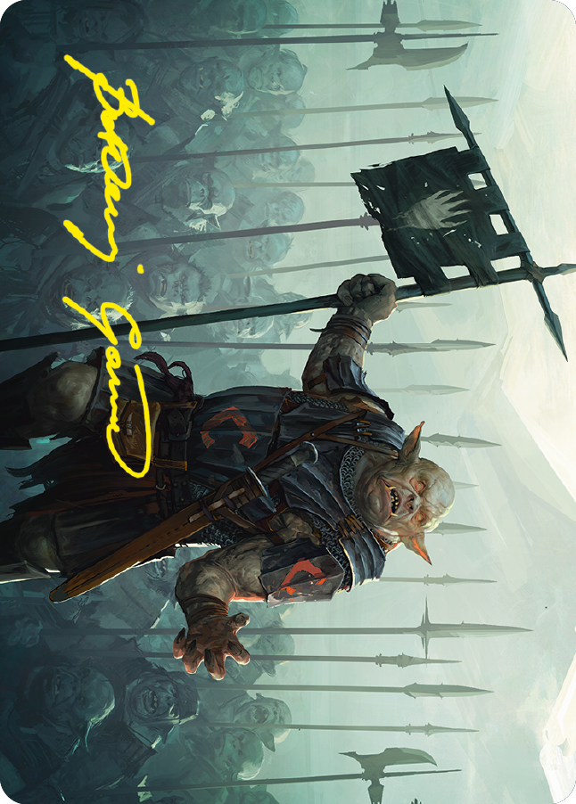 Ugluk of the White Hand Art Card (Gold-Stamped Signature) [The Lord of the Rings: Tales of Middle-earth Art Series] | Good Games Morley