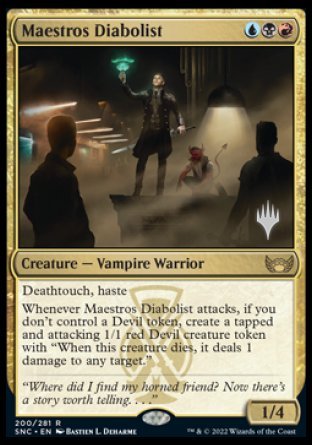 Maestros Diabolist (Promo Pack) [Streets of New Capenna Promos] | Good Games Morley