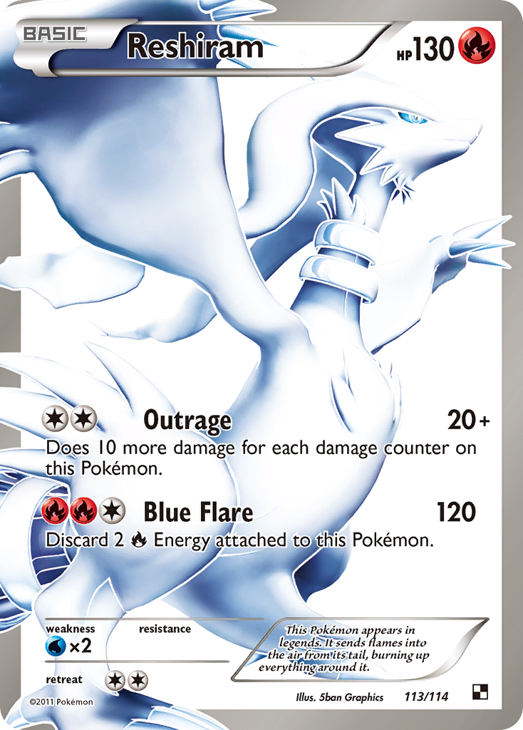 Reshiram (113/114) [Black & White: Base Set] | Good Games Morley
