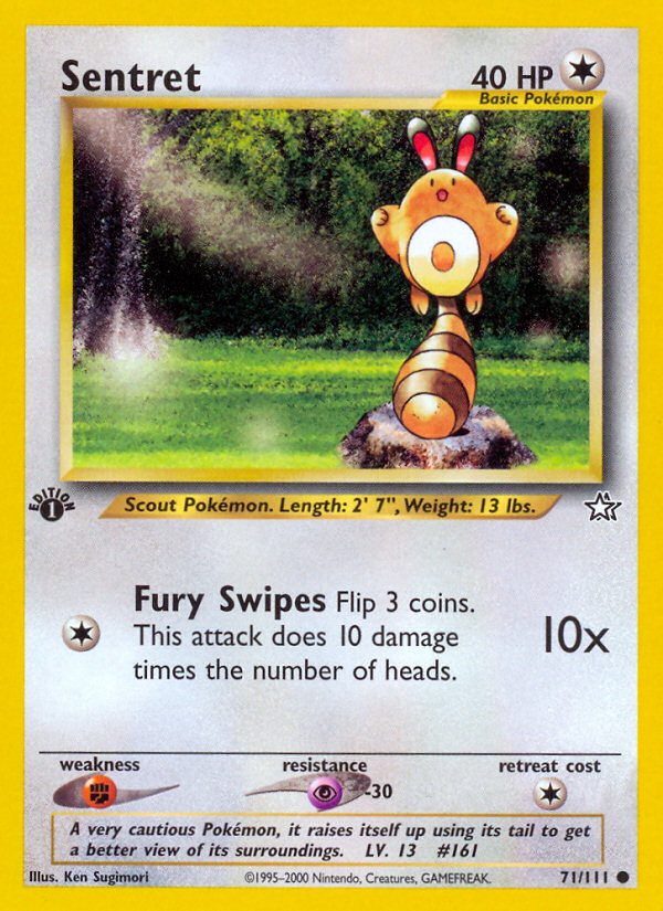 Sentret (71/111) [Neo Genesis 1st Edition] | Good Games Morley