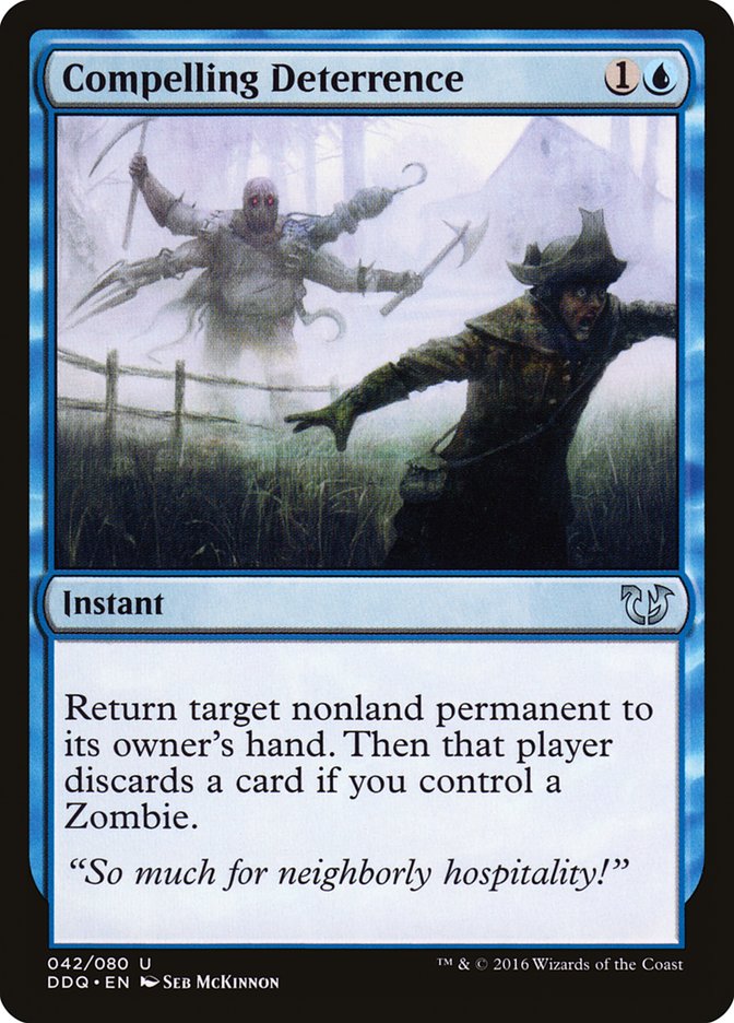 Compelling Deterrence [Duel Decks: Blessed vs. Cursed] | Good Games Morley