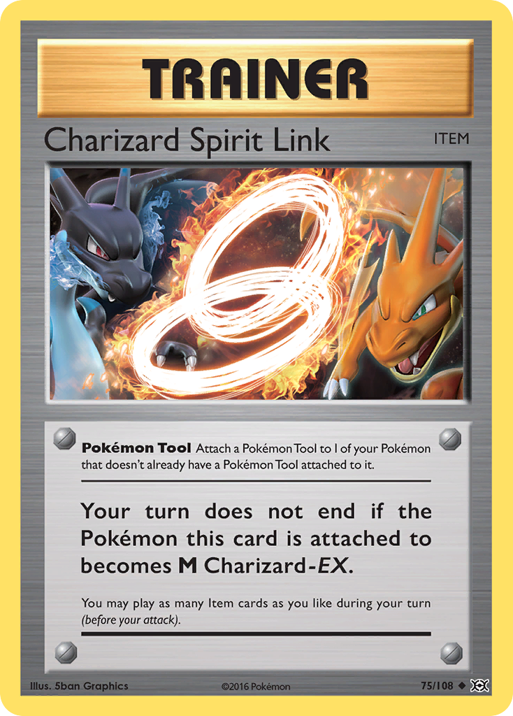 Charizard Spirit Link (75/108) [XY: Evolutions] | Good Games Morley