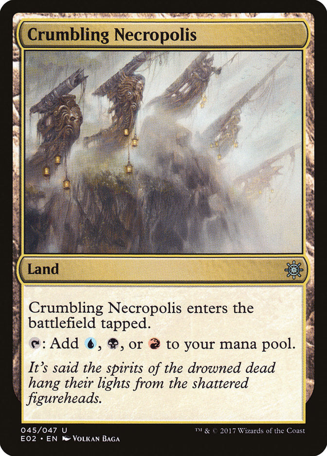 Crumbling Necropolis [Explorers of Ixalan] | Good Games Morley