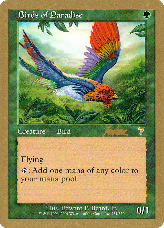 Birds of Paradise (Brian Kibler) [World Championship Decks 2002] | Good Games Morley