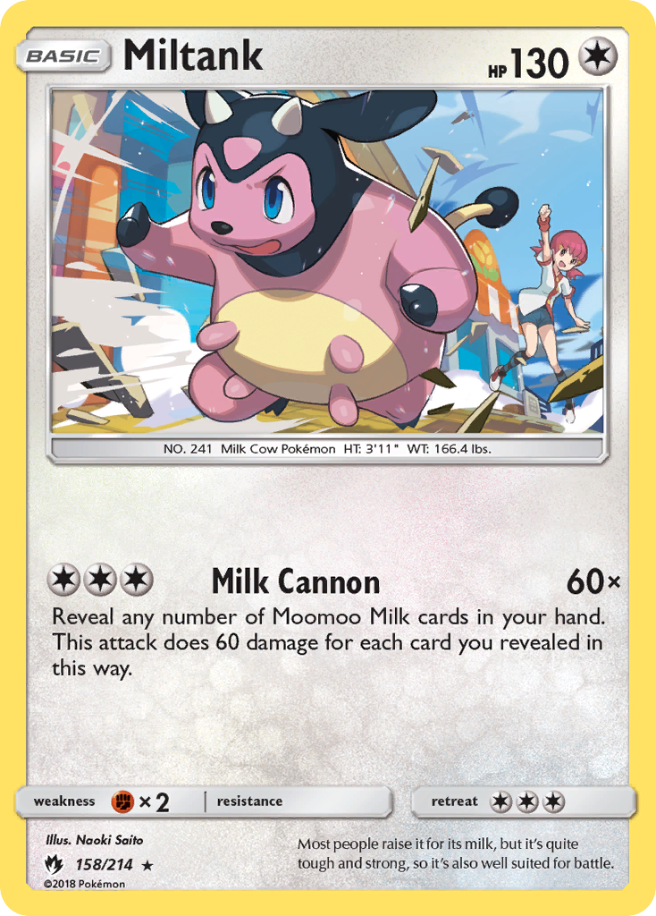 Miltank (158/214) [Sun & Moon: Lost Thunder] | Good Games Morley
