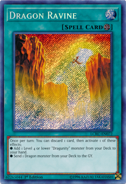 Dragon Ravine [LCKC-EN072] Secret Rare | Good Games Morley