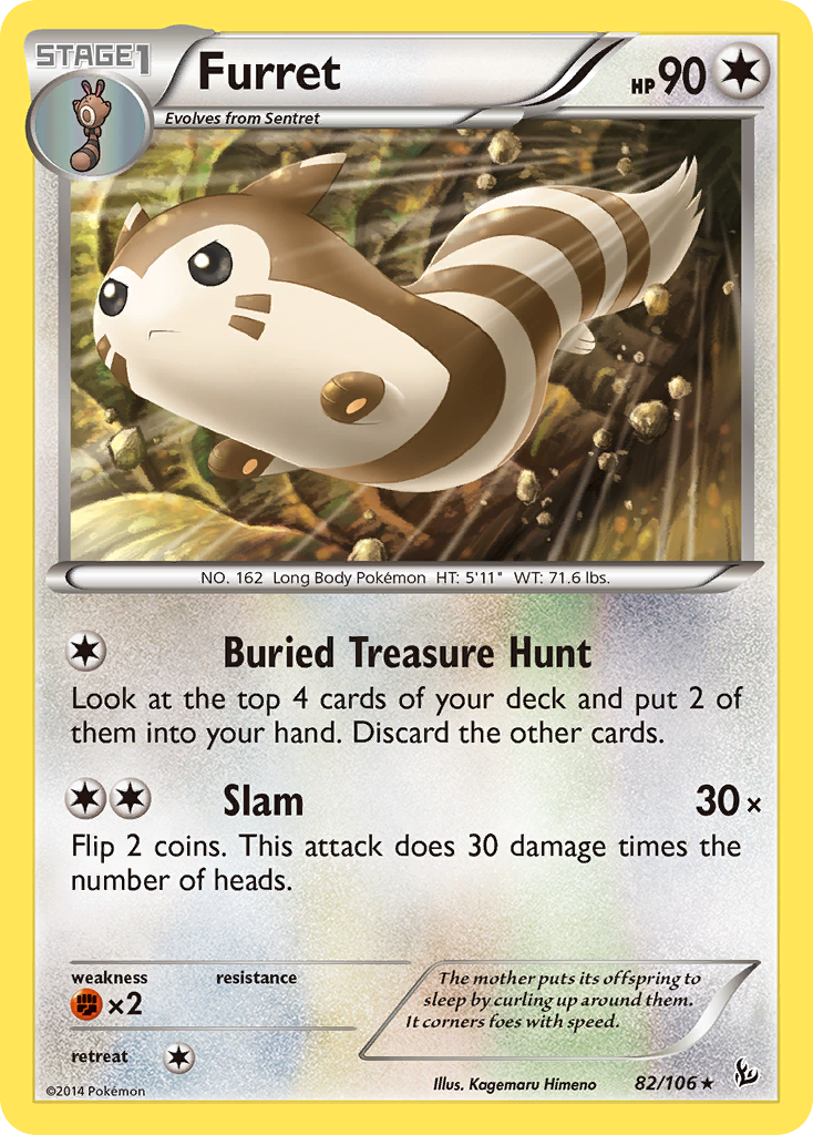 Furret (82/106) [XY: Flashfire] | Good Games Morley