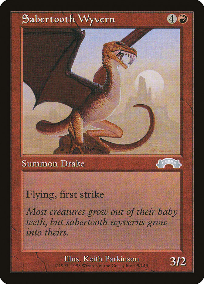 Sabertooth Wyvern [Exodus] | Good Games Morley