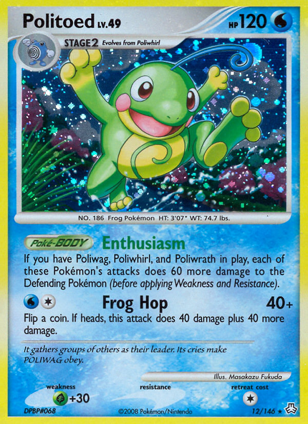 Politoed (12/146) [Diamond & Pearl: Legends Awakened] | Good Games Morley