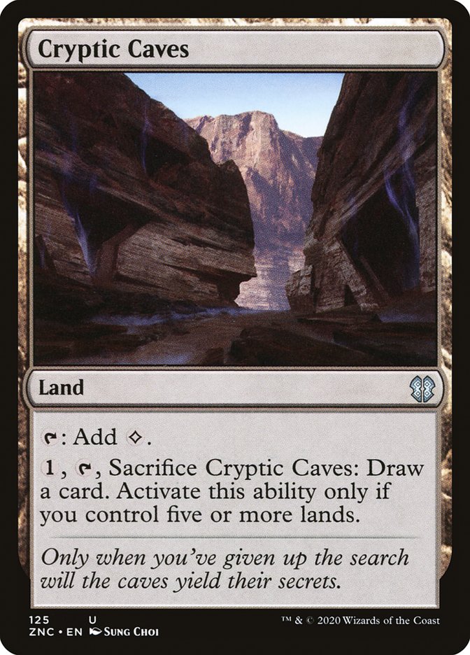 Cryptic Caves [Zendikar Rising Commander] | Good Games Morley