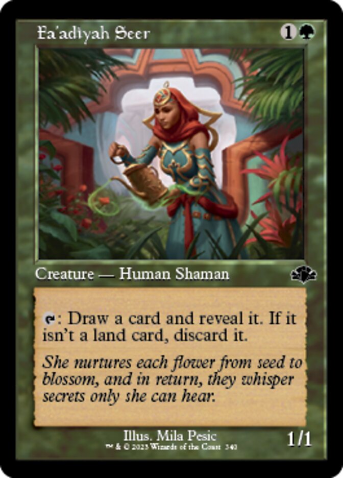 Fa'adiyah Seer (Retro) [Dominaria Remastered] | Good Games Morley