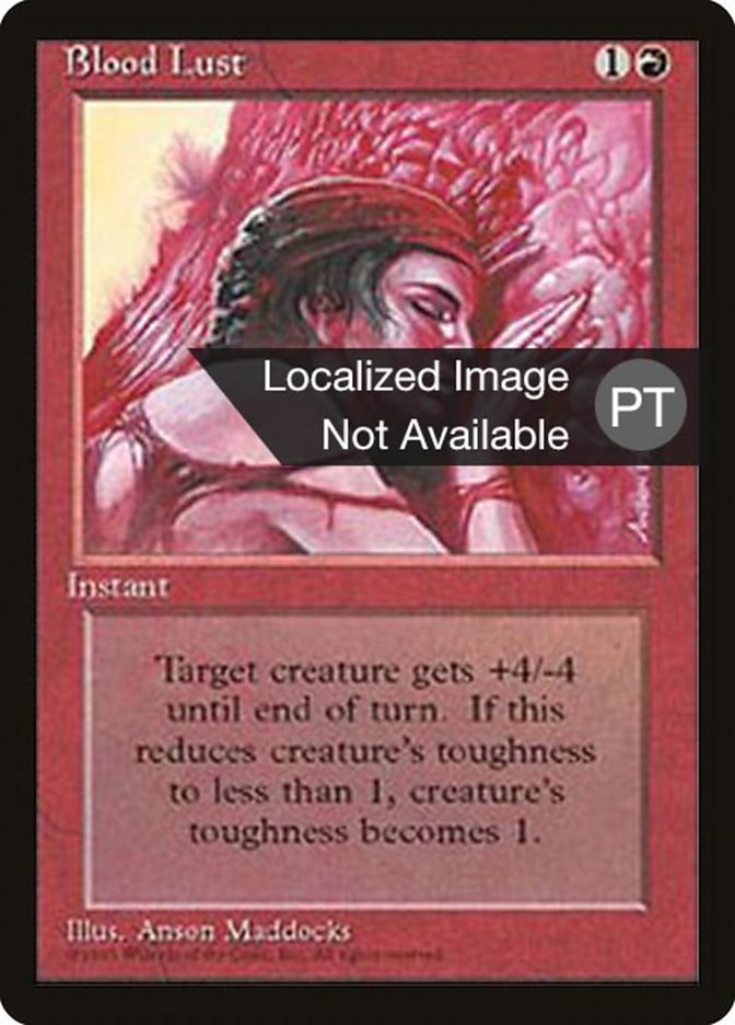 Blood Lust [Fourth Edition (Foreign Black Border)] | Good Games Morley