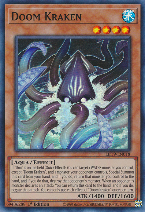 Doom Kraken [LED9-EN018] Super Rare | Good Games Morley