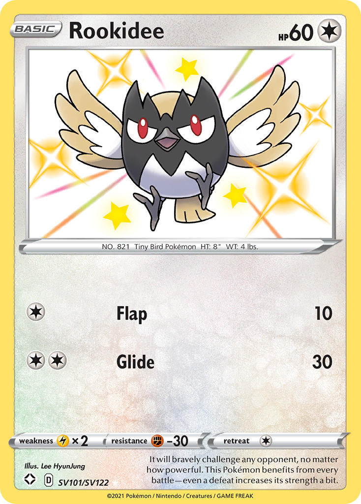 Rookidee (SV101/SV122) [Sword & Shield: Shining Fates] | Good Games Morley