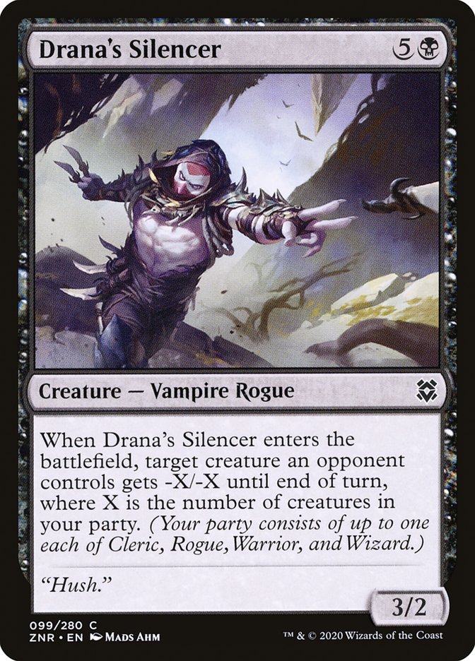 Drana's Silencer [Zendikar Rising] | Good Games Morley