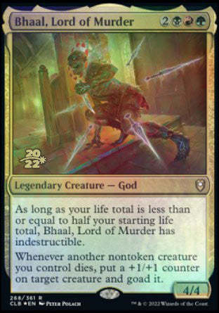 Bhaal, Lord of Murder [Commander Legends: Battle for Baldur's Gate Prerelease Promos] | Good Games Morley