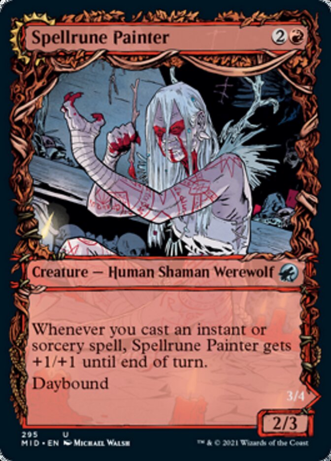 Spellrune Painter // Spellrune Howler (Showcase Equinox) [Innistrad: Midnight Hunt] | Good Games Morley