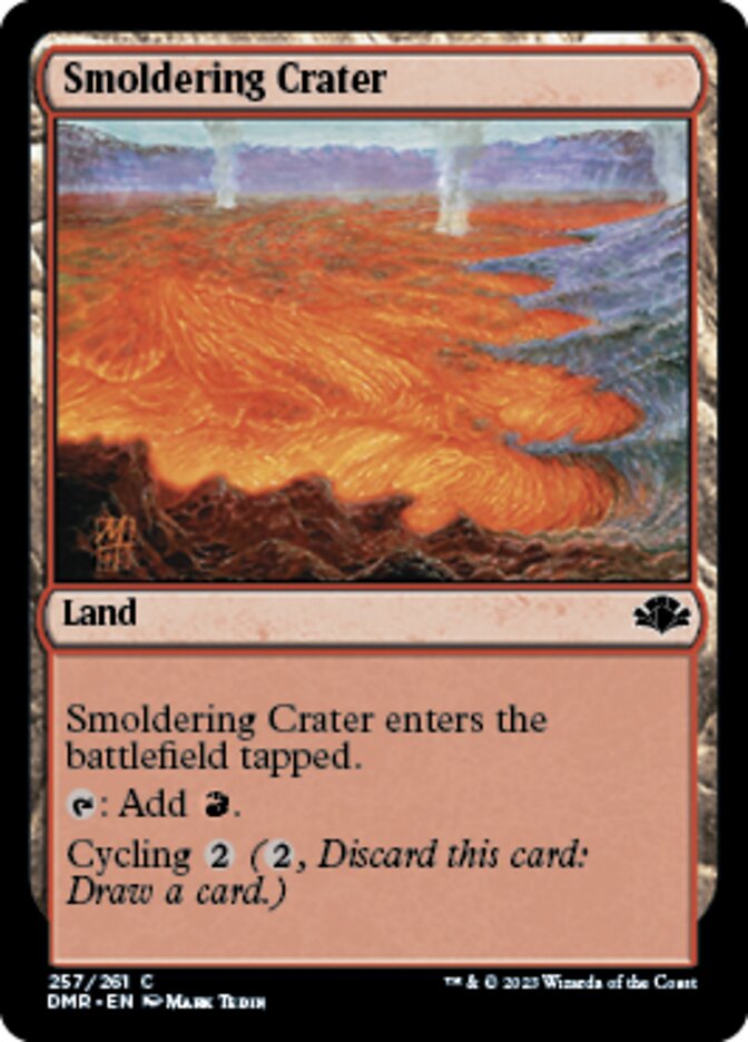 Smoldering Crater [Dominaria Remastered] | Good Games Morley