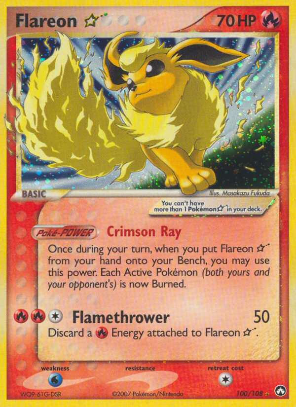 Flareon Star (100/108) [EX: Power Keepers] | Good Games Morley