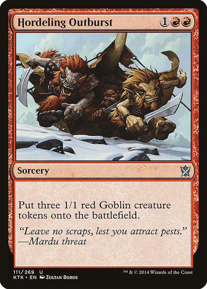 Hordeling Outburst [Khans of Tarkir] | Good Games Morley