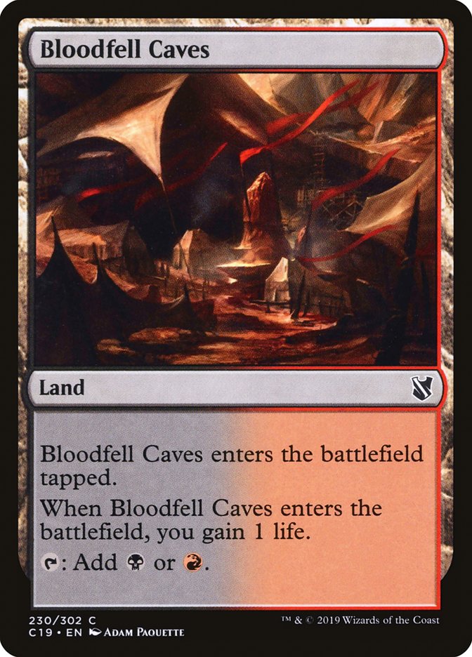 Bloodfell Caves [Commander 2019] | Good Games Morley