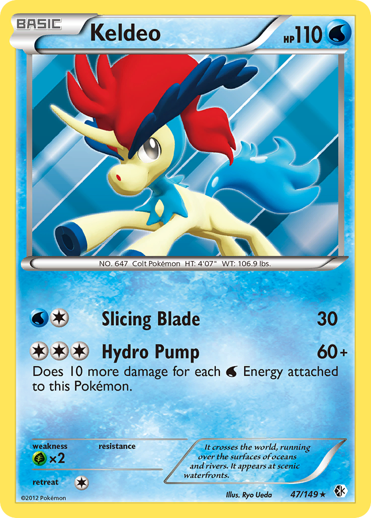 Keldeo (47/149) [Black & White: Boundaries Crossed] | Good Games Morley