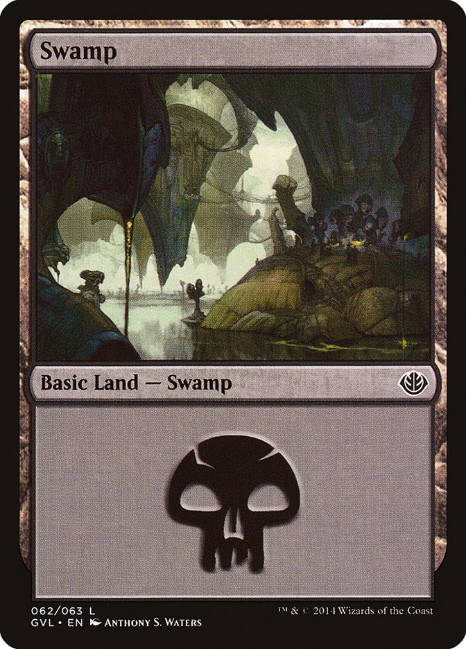 Swamp (62) (Garruk vs. Liliana) [Duel Decks Anthology] | Good Games Morley