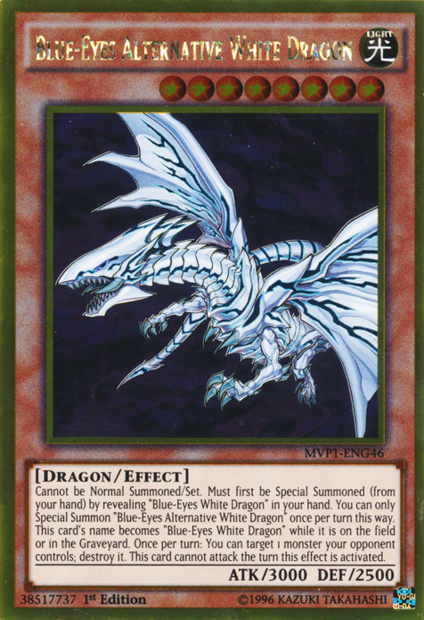 Blue-Eyes Alternative White Dragon [MVP1-ENG46] Gold Rare | Good Games Morley