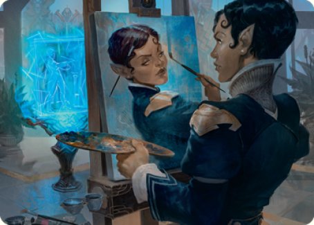 Parnesse, the Subtle Brush Art Card [Streets of New Capenna Art Series] | Good Games Morley